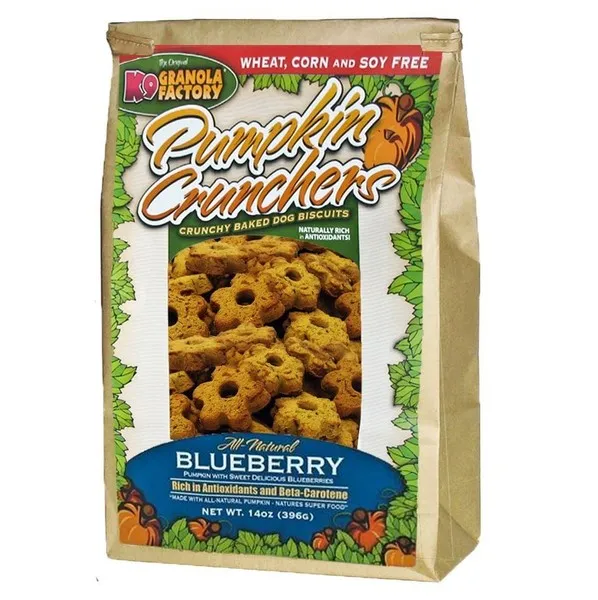 14 oz. K-9 Granola Factory Pumpkin Crunchers Blueberry - Health/First Aid